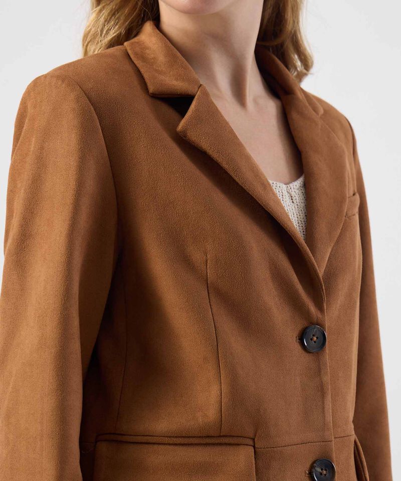 Chaqueta Tip Blazer Cl&aacute;sico Para Mujer