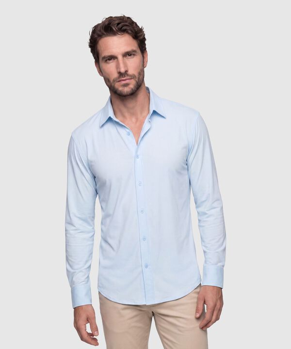Camisa Cl&aacute;sica Manga Larga Hombre image number null