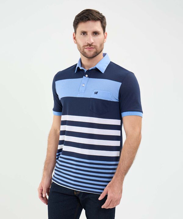 Polo Cuello Duro en Bloques