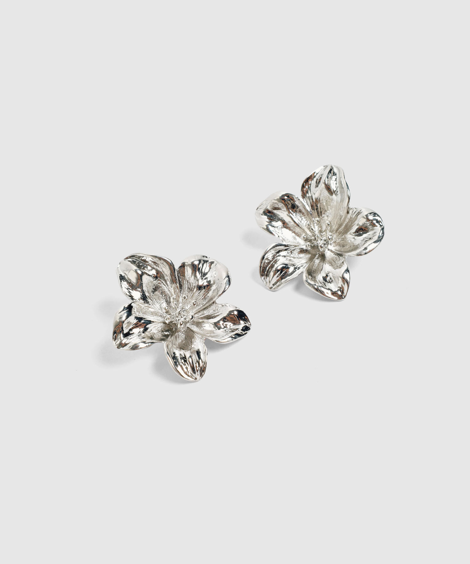 Aretes Flor Maxi Para Mujer