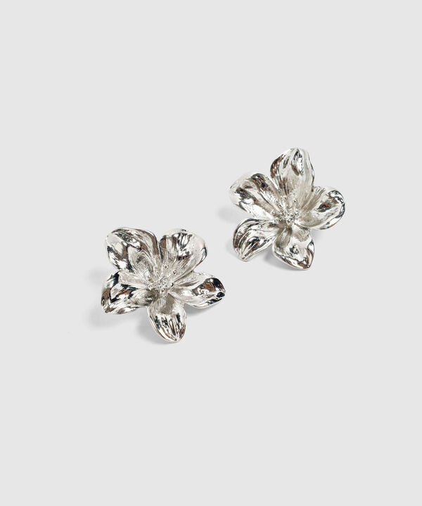 Aretes Flor Maxi Para Mujer