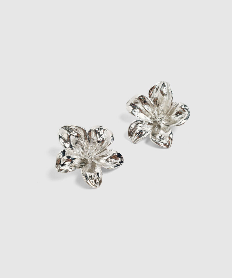 Aretes Flor Maxi Para Mujer