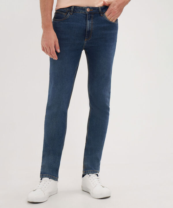 Jean Slim Tono Azul Medio image number null