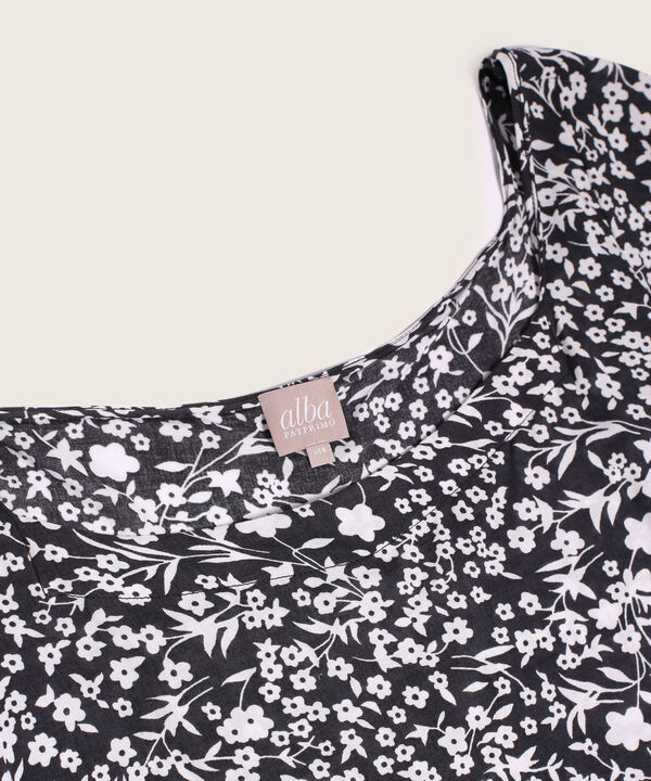 Blusa Estampada Manga Corta
