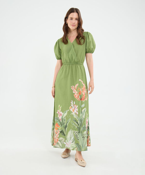 Vestido estampado para mujer image number null