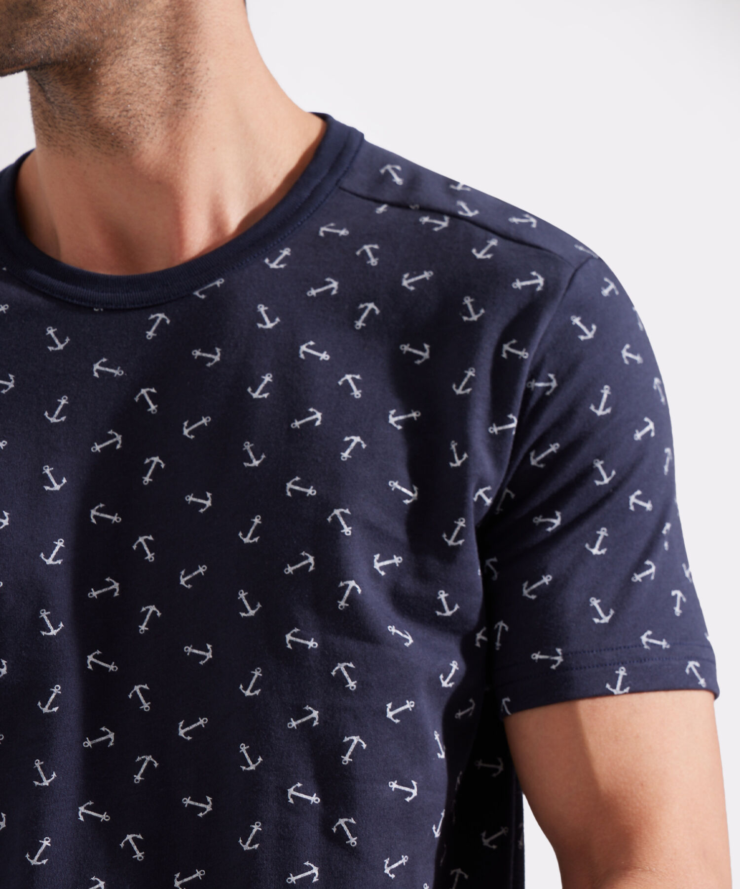 Camiseta Manga Corta Cuello Redondo Estampada