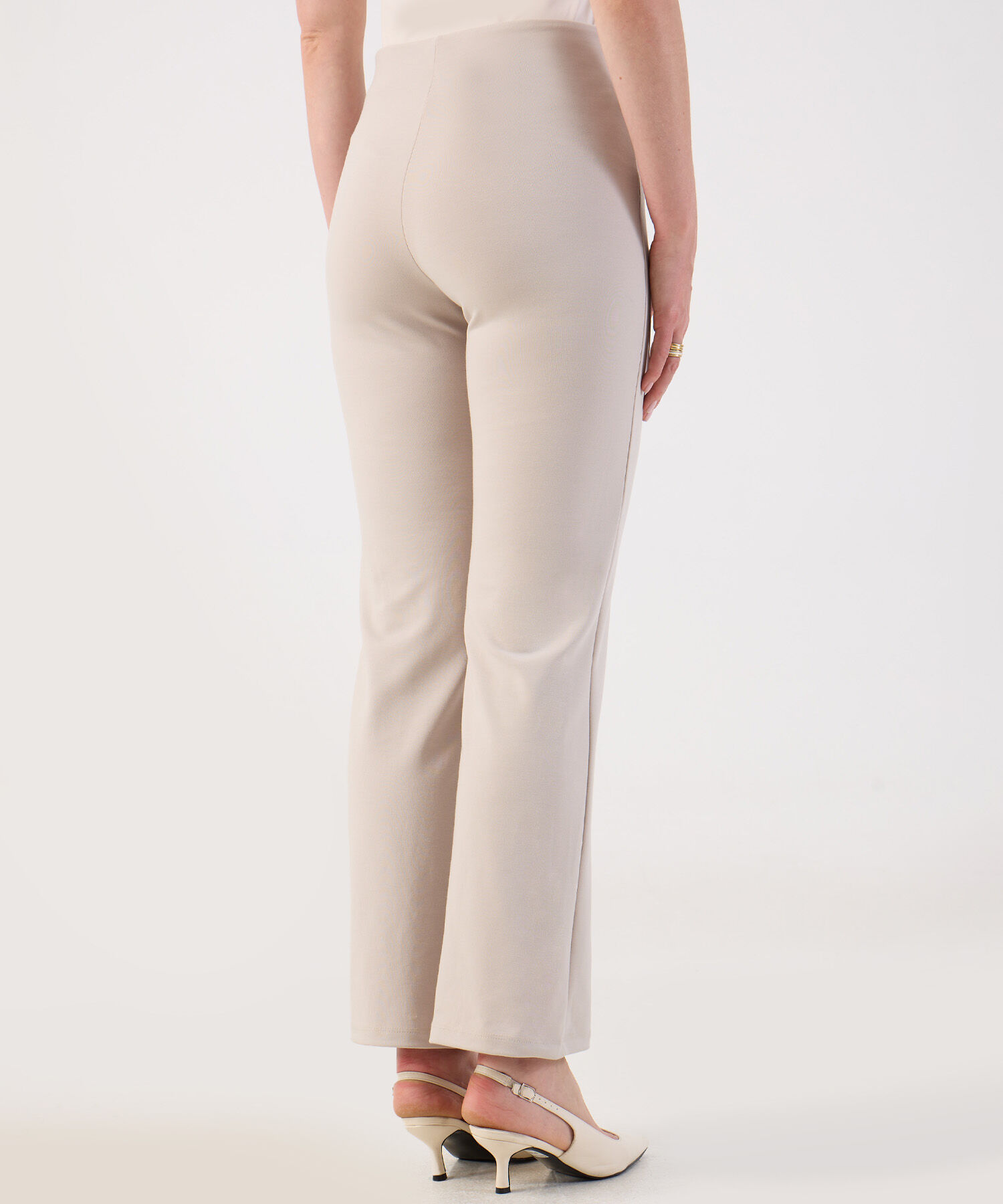 Leggings Mujer Talle Alto Botones Decorativos