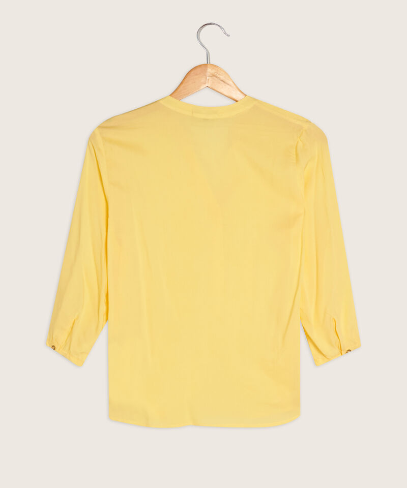 Blusa Manga 3/4 Unicolor
