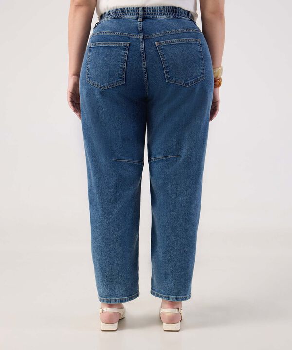 Jean con Desgaste y Rodillera Para Mujer Curvy