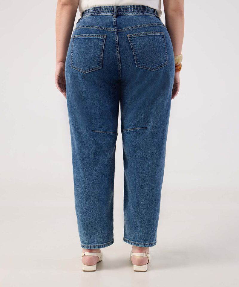 Jean con Desgaste y Rodillera Para Mujer Curvy