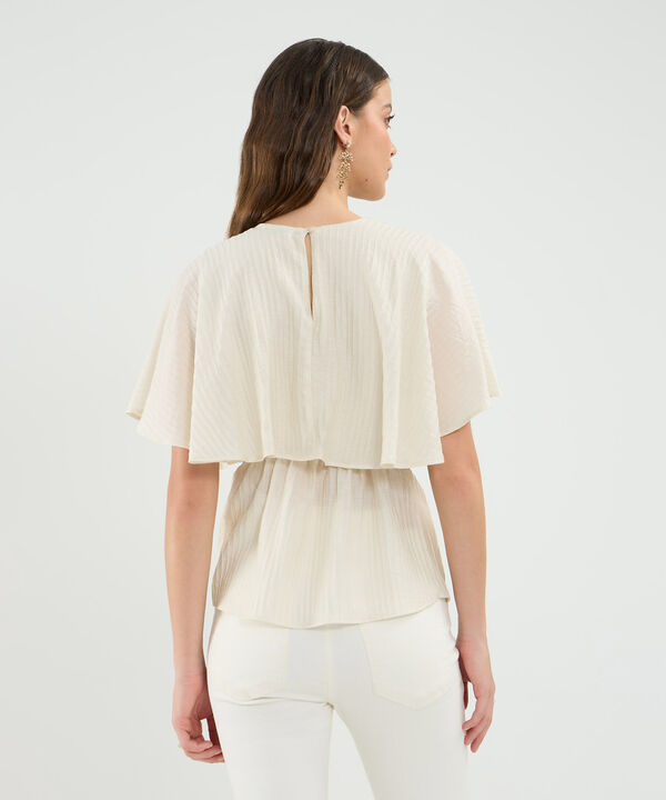 Blusa Con Manga Acampanada Para Mujer