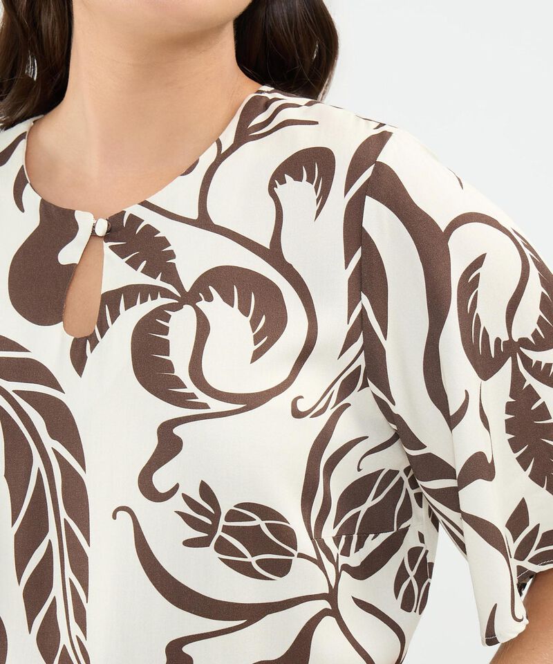 Blusa Estampado Botánico