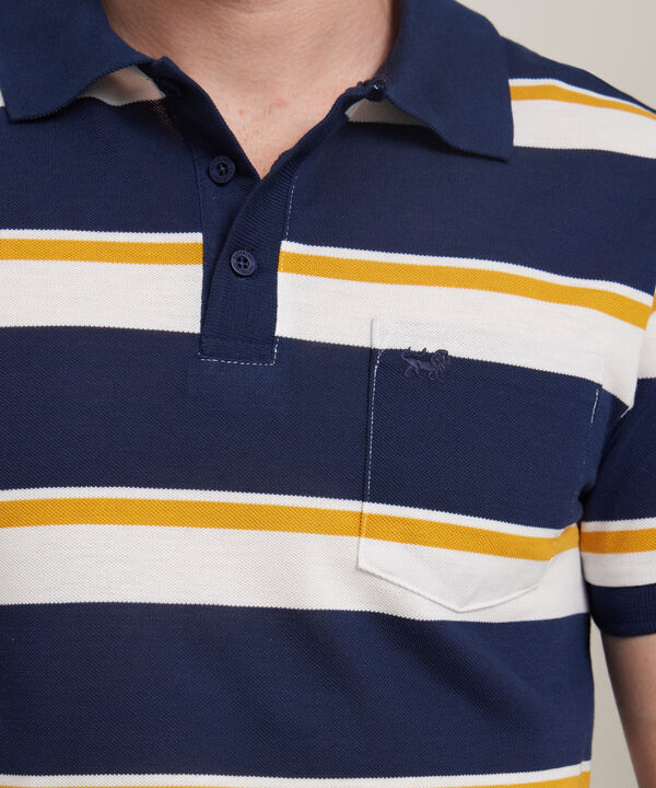 Polo Preteñida Silueta Slim Fit