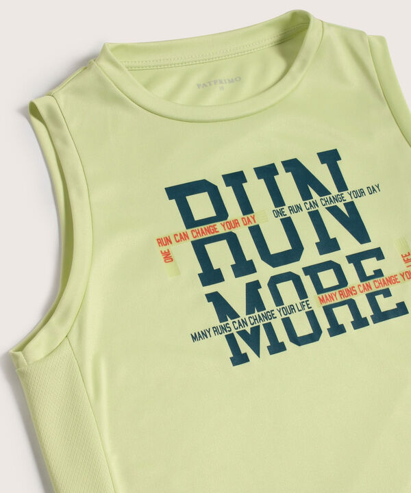 Camiseta Musculosa Con Cortes image number null