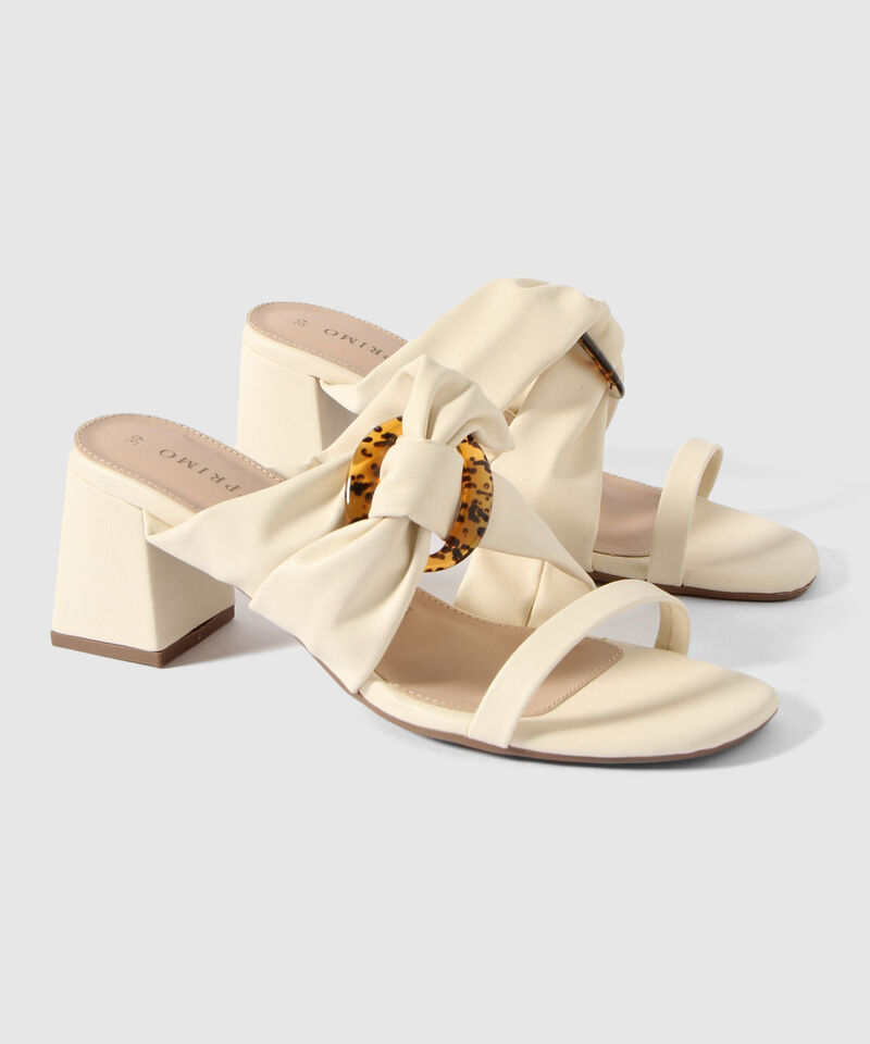 Sandalias Elegantes de Tacón Medio