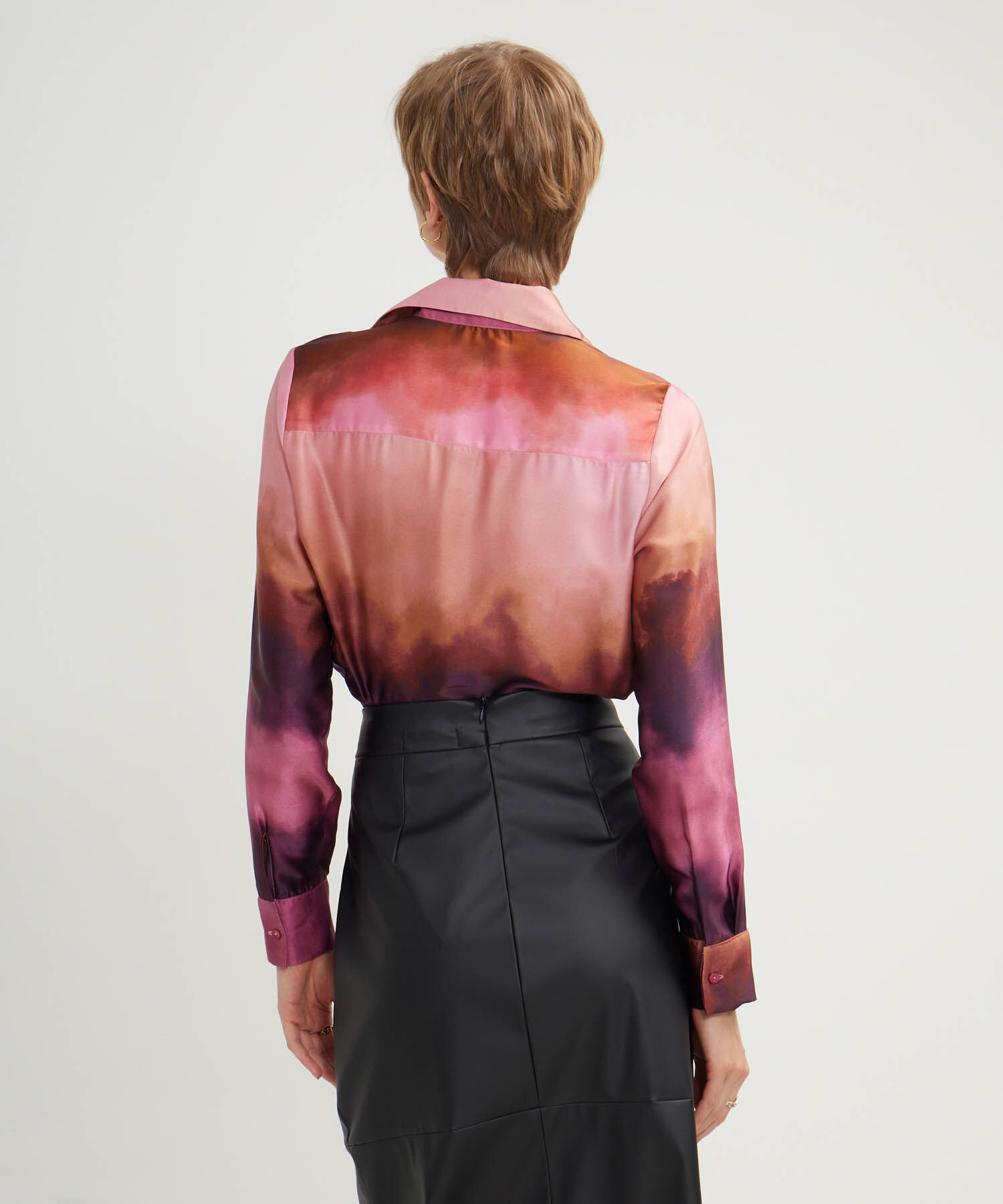 Camisa Satinada Estampada