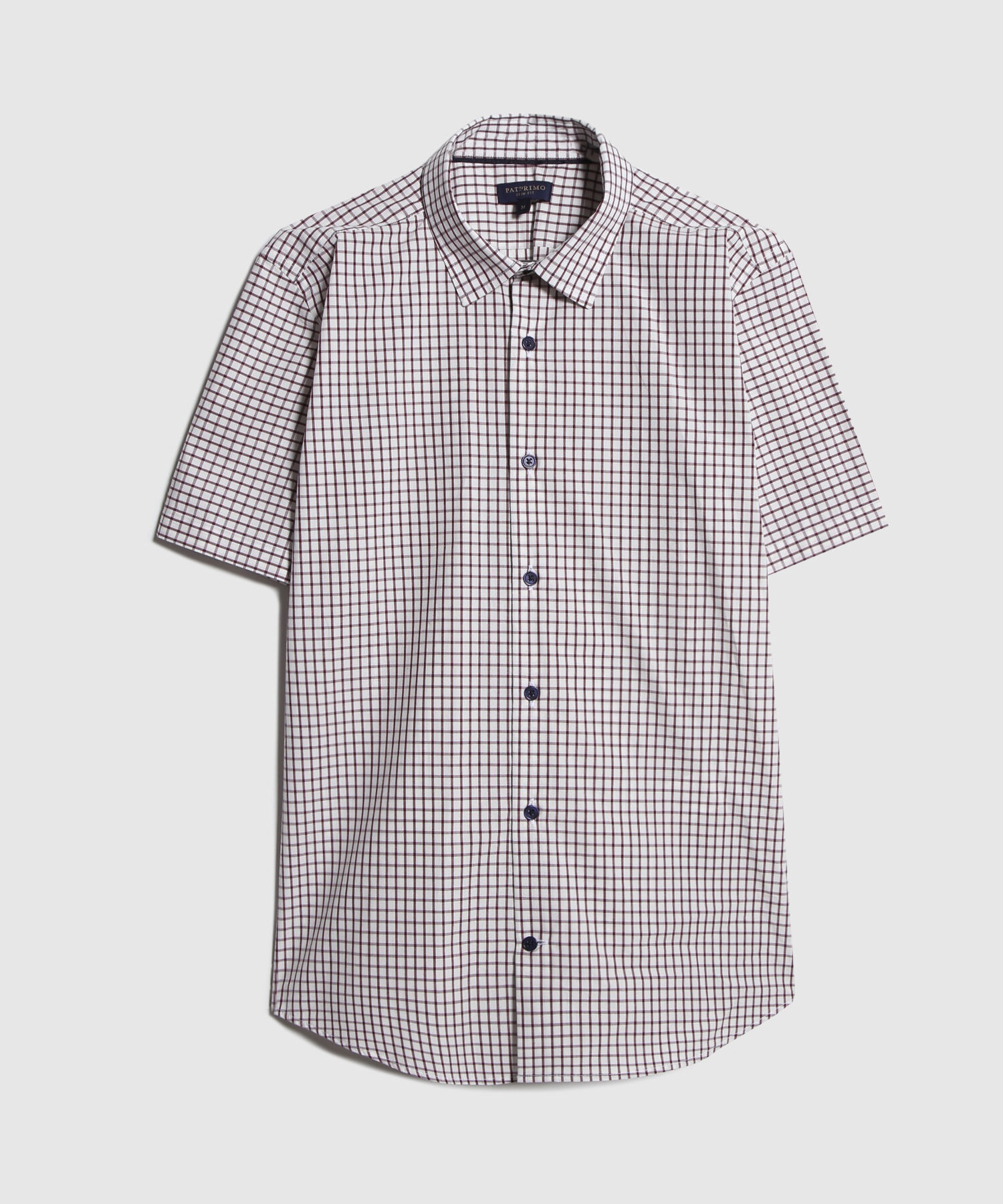 Camisa Manga Corta  Preteñida Slim Fit
