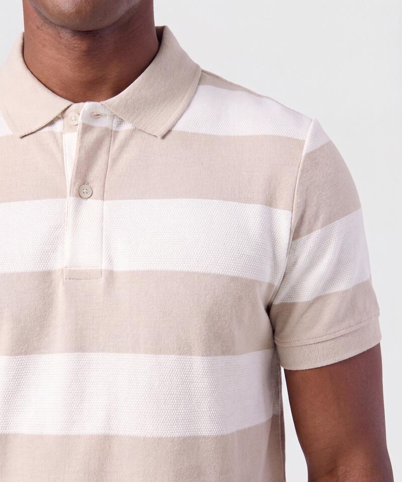 Polo Slim Fit A Rayas Para Hombre