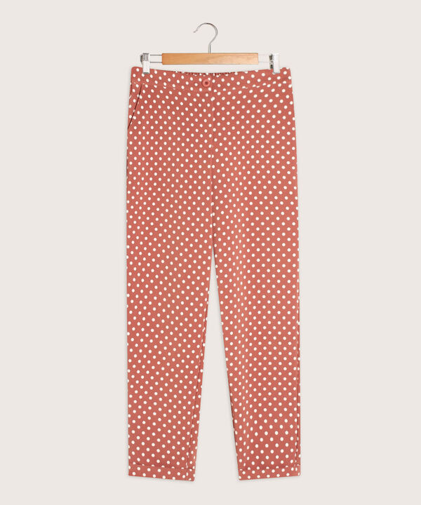 Pantalón Clásico Estampado image number null