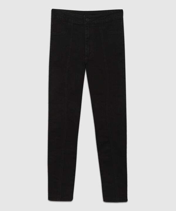 Jeggings Tiro Alto Tono Negro