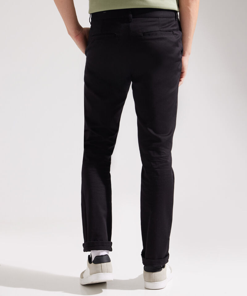 Pantalón Moda Unicolor Con Pretina Recta