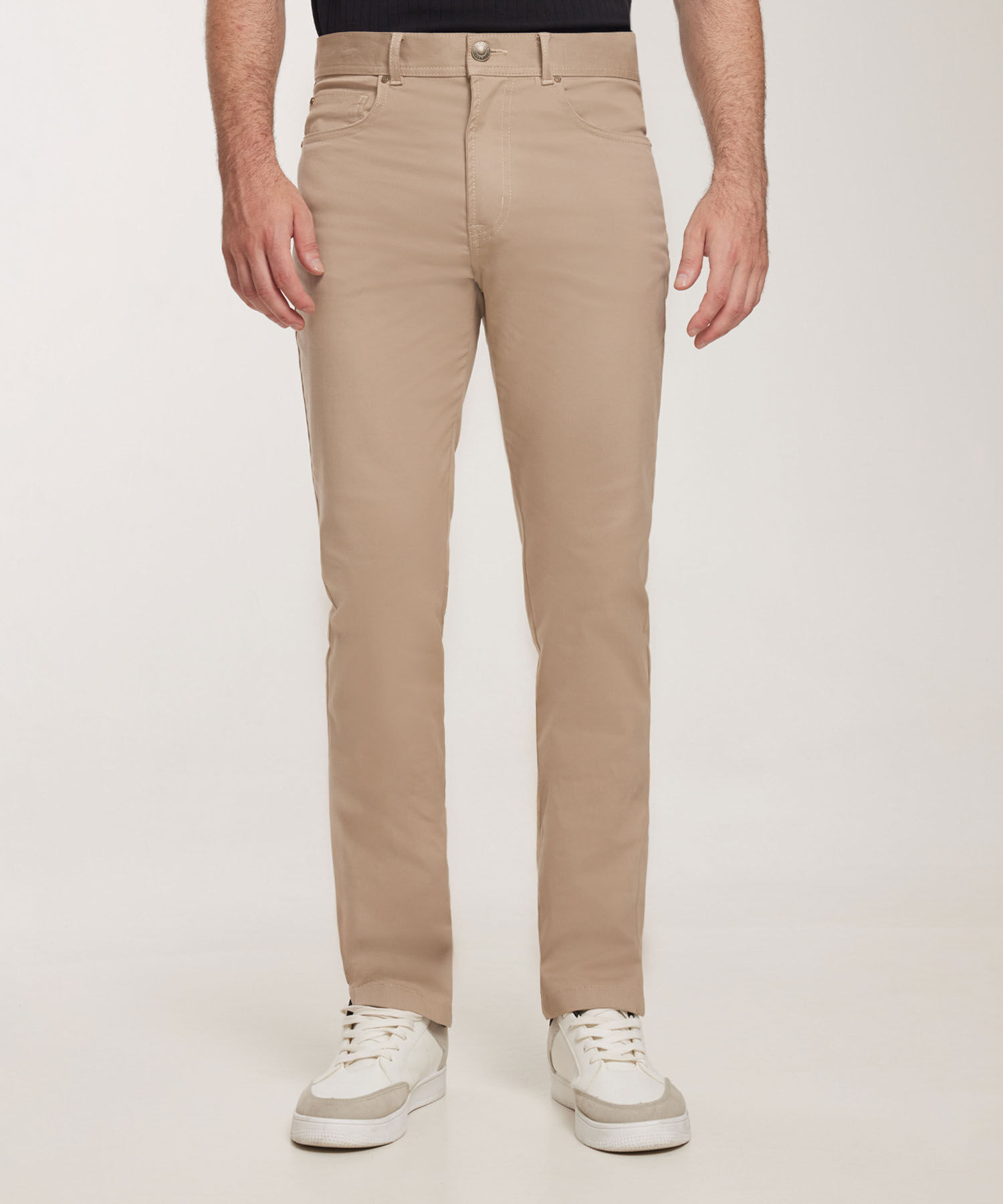 Pantalón 5 Bolsillos Unicolor