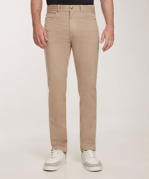 Pantalón 5 Bolsillos Unicolor