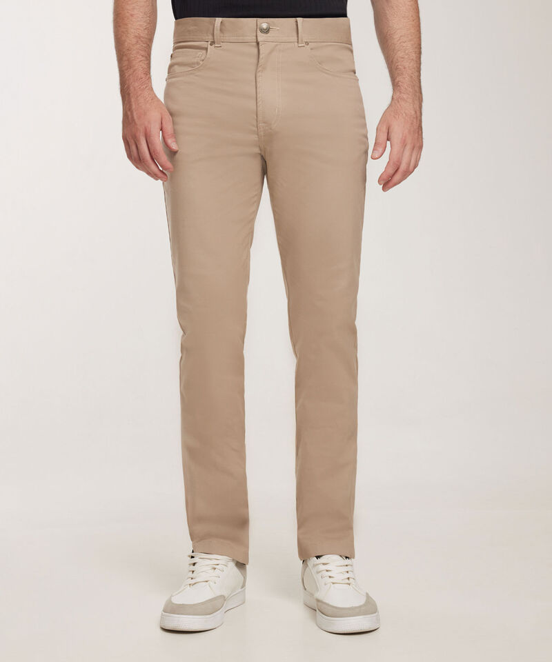 Pantalón 5 Bolsillos Unicolor