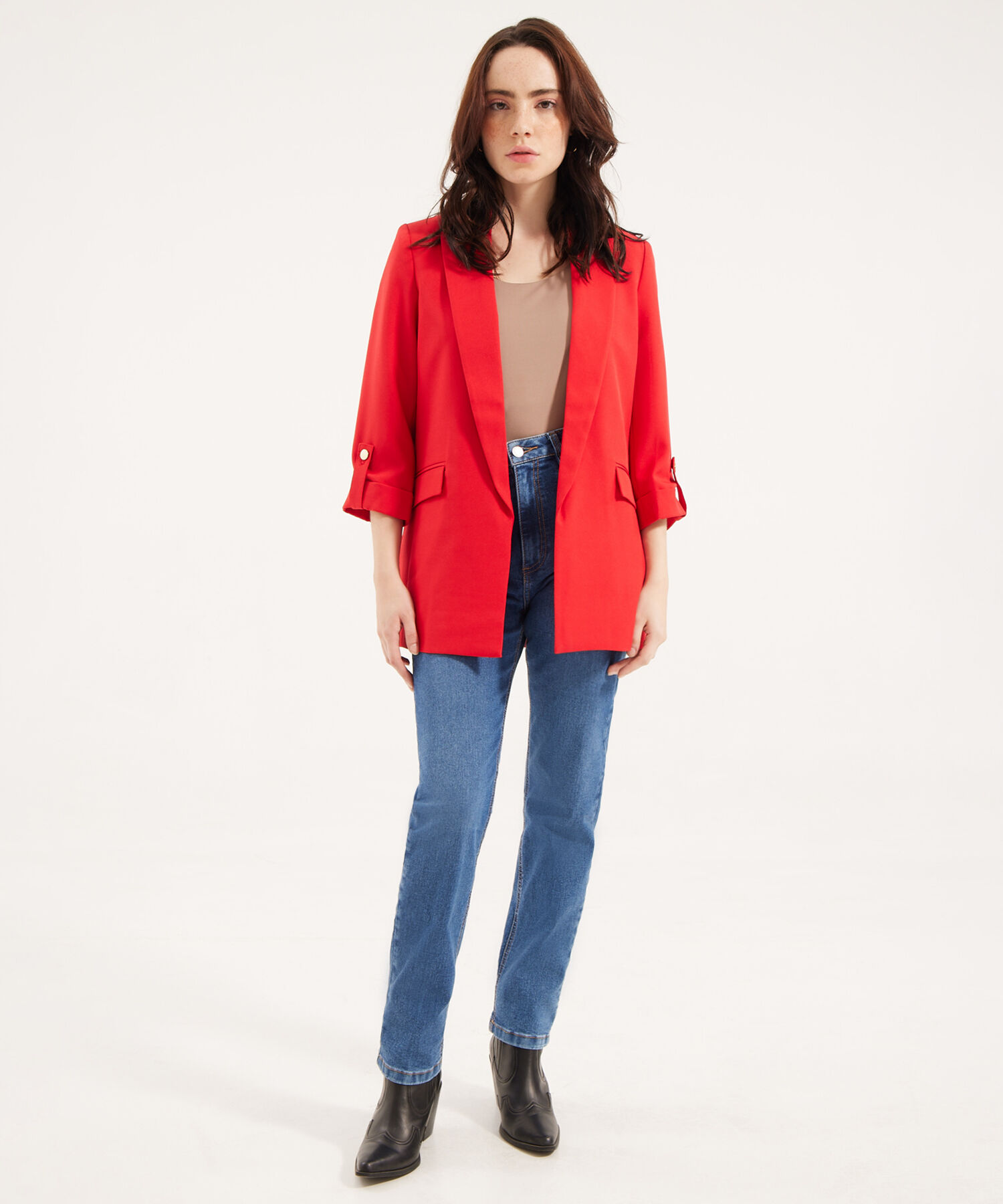 Blazer Abierto con Charreteras 