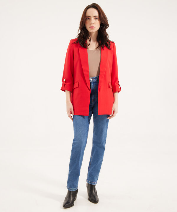 Blazer Abierto con Charreteras 