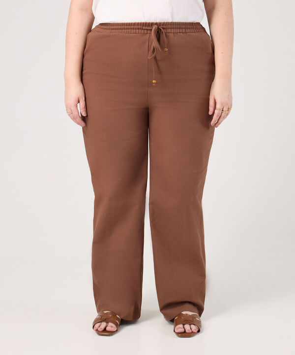 Pantal&oacute;n Con Cord&oacute;n Ajustable Para Mujer Curvy image number null