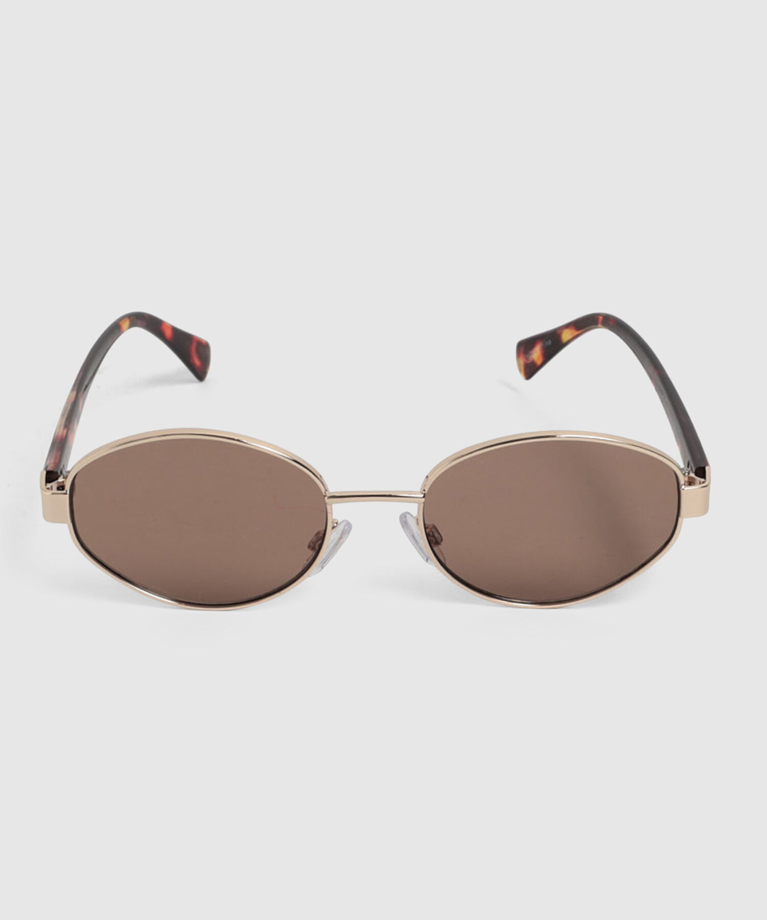 Gafas De Sol Ovaladas Met&aacute;licas Para Mujer