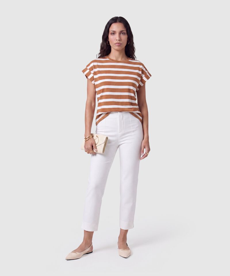 Pantal&oacute;n Ajustado De Tiro Alto Mujer