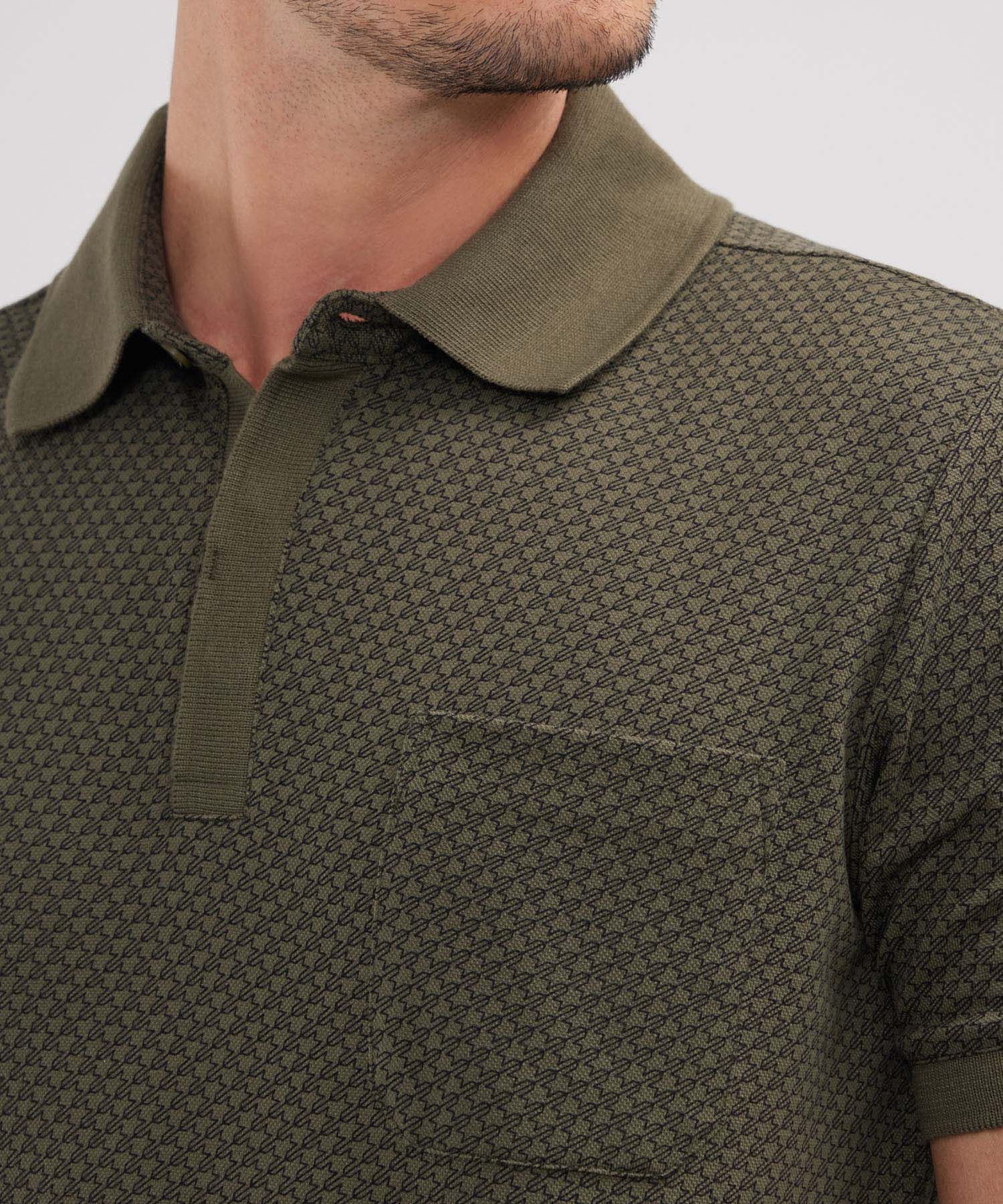 Polo Manga Corta Cuello Tejido