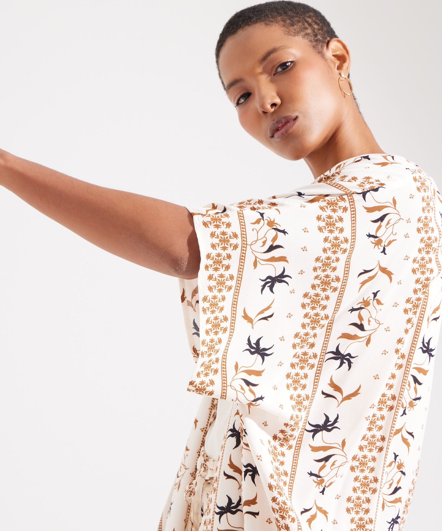 Kimono Abierto Estampado