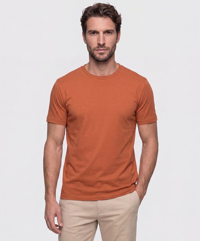 Camiseta B&aacute;sica Cuello Redondo Hombre