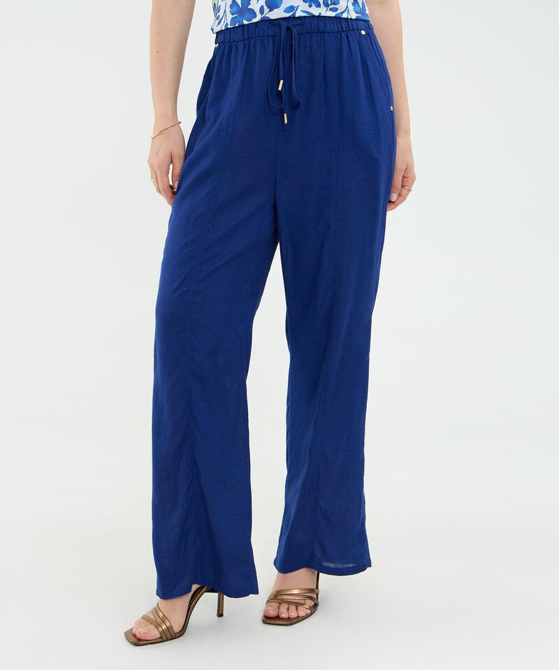 Pantalón en Efecto Lino