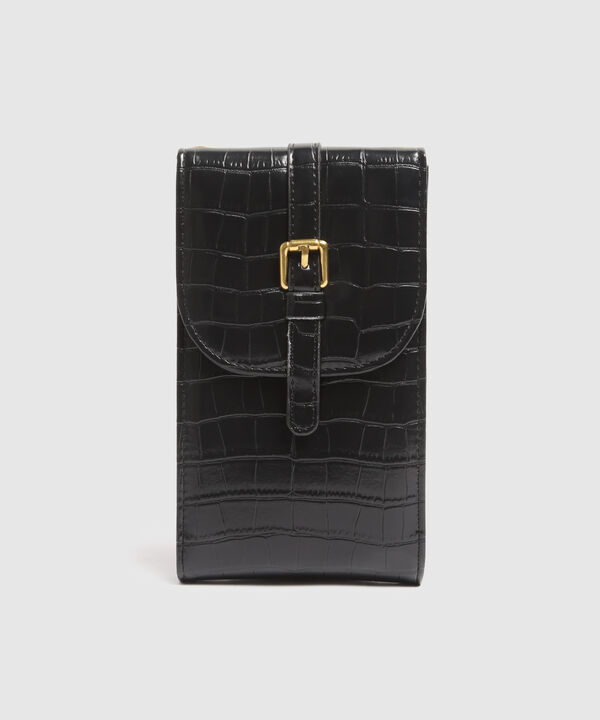 Bolso En Efecto Cuero image number null