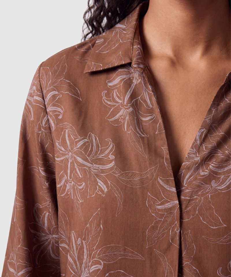 Blusa Manga Tres Cuartos Para Mujer