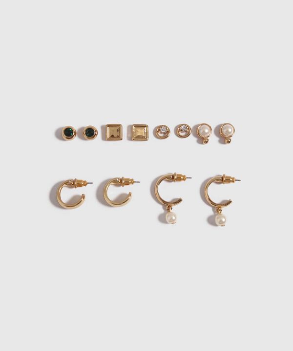 Set x 6 Aretes Dorados image number null
