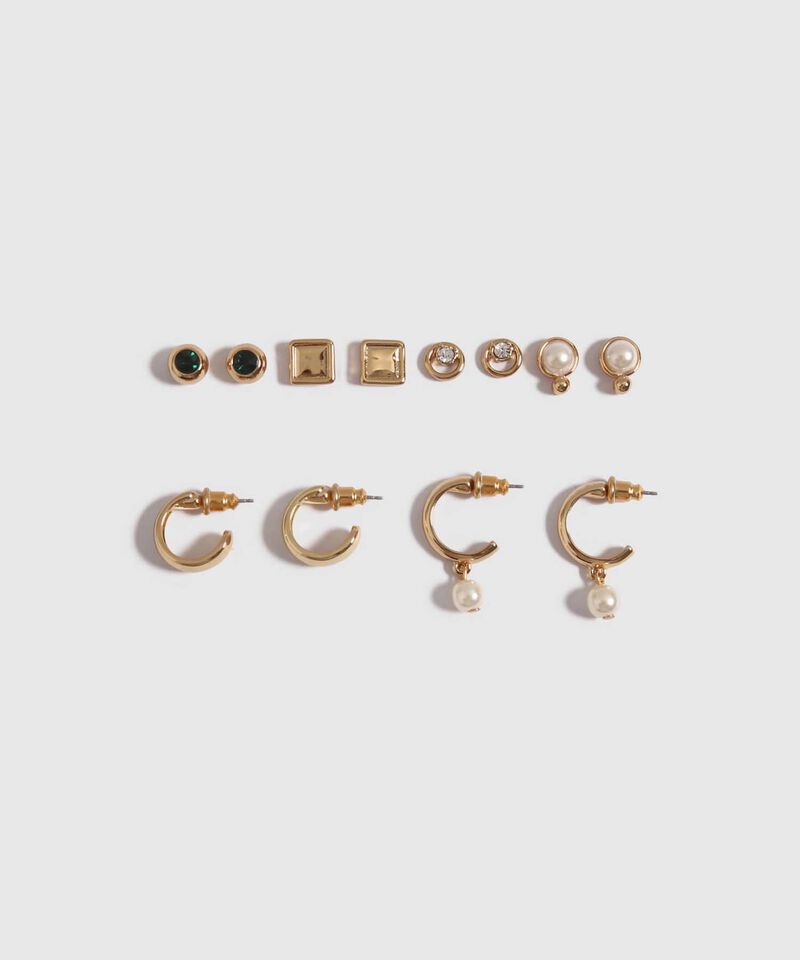 Set x 6 Aretes Dorados