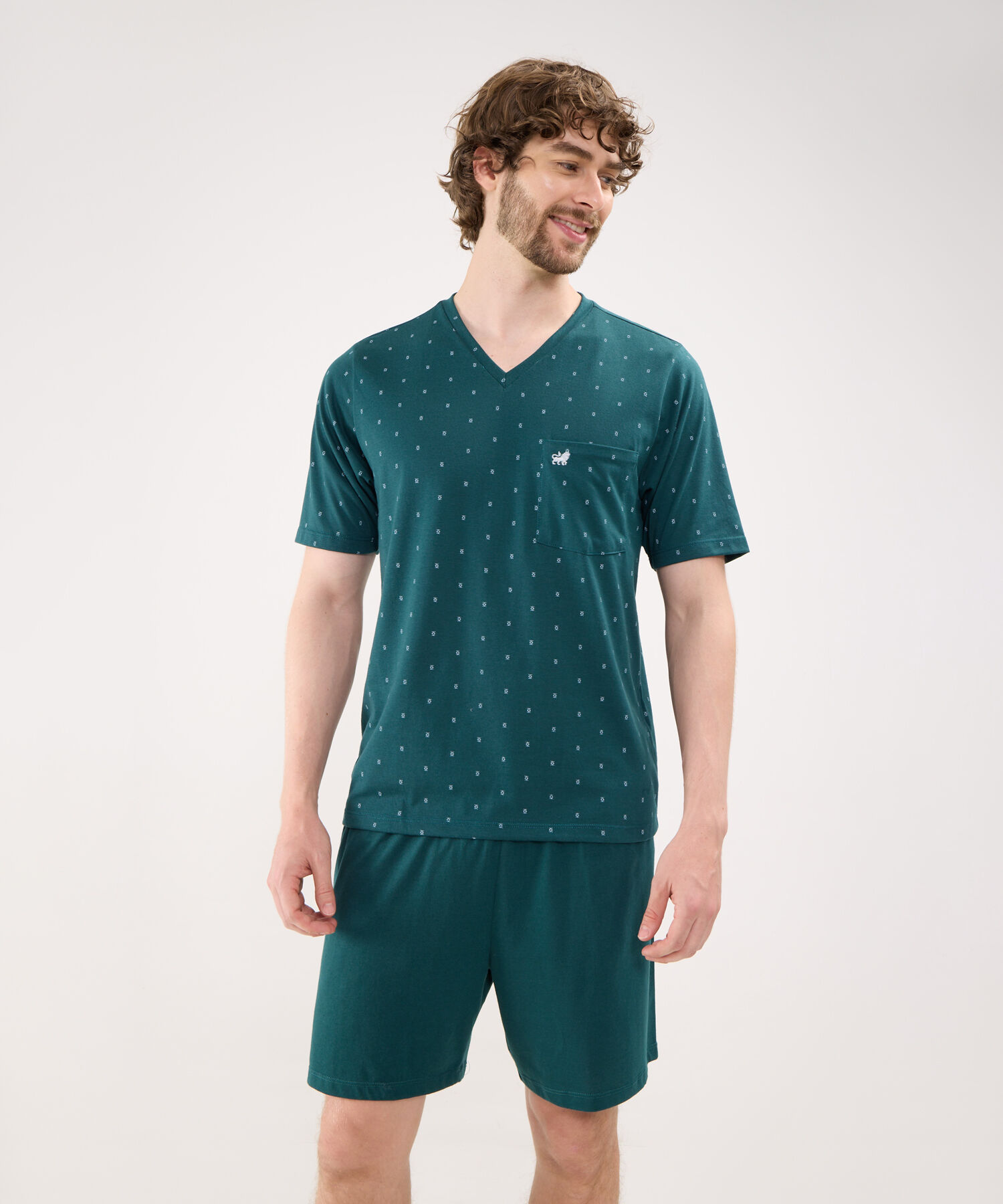 Conjunto de Pijama Manga Corta