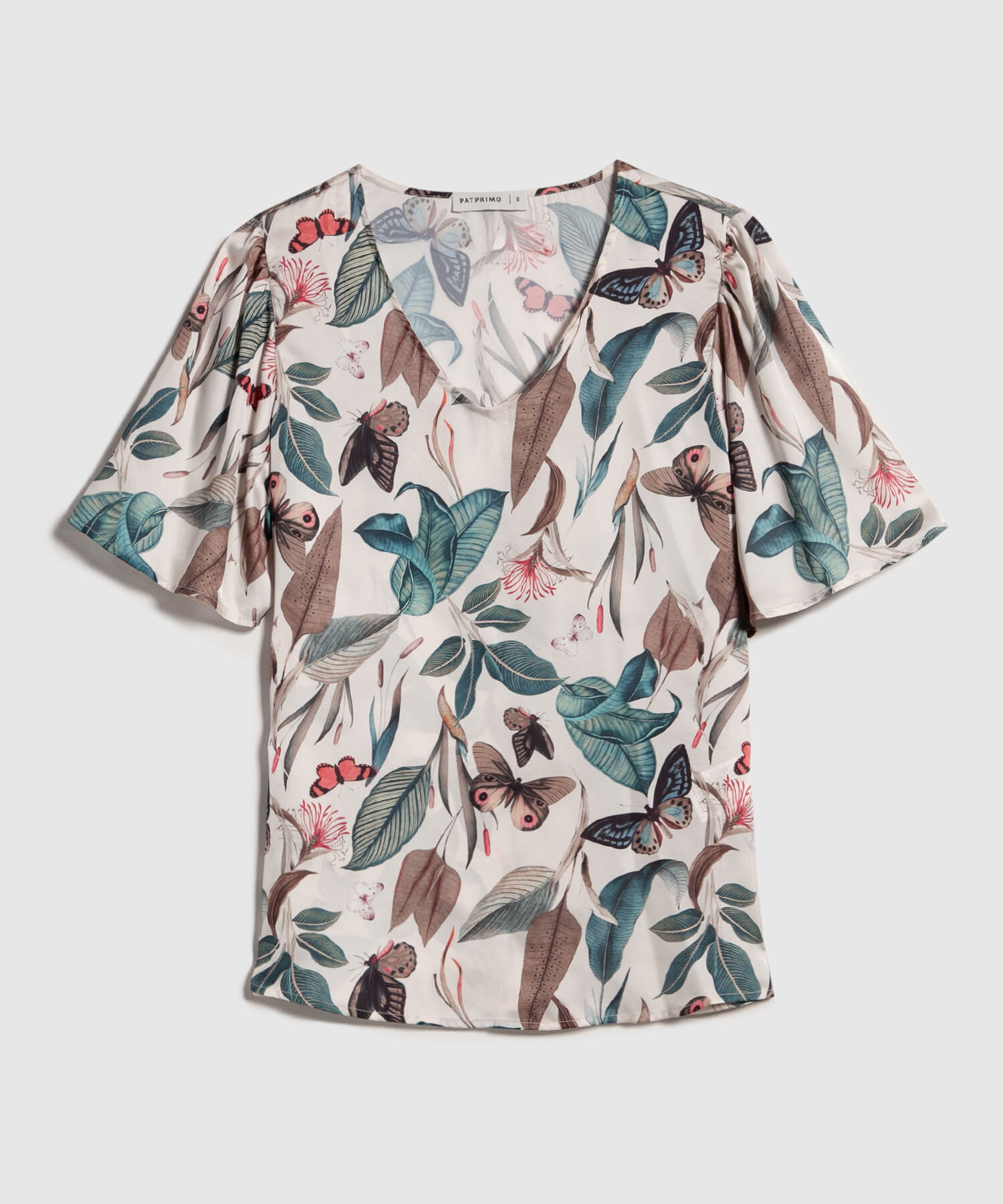 Blusa Estampado Botánico