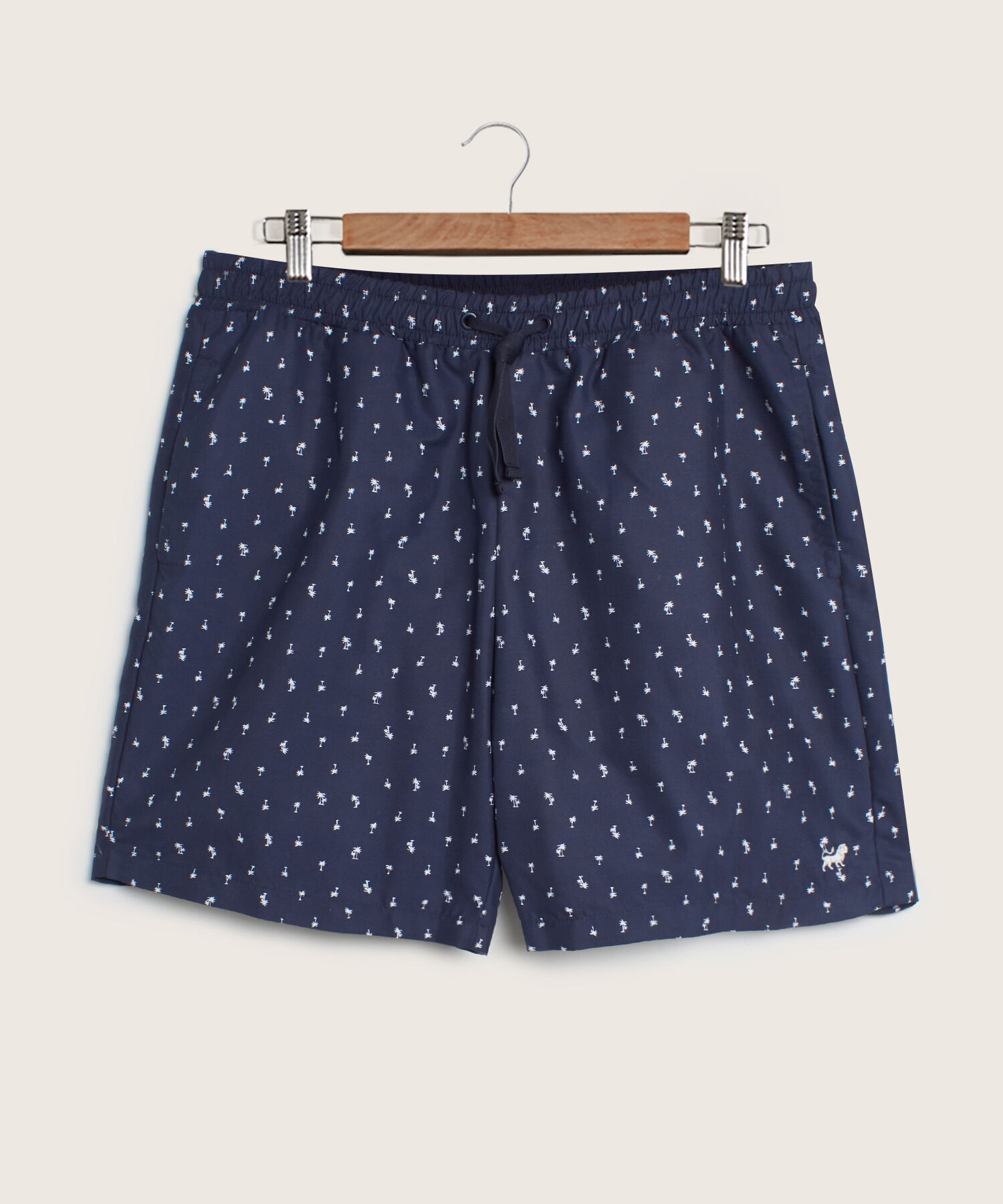 Bermuda Bañadora Estampada Tejido Plano