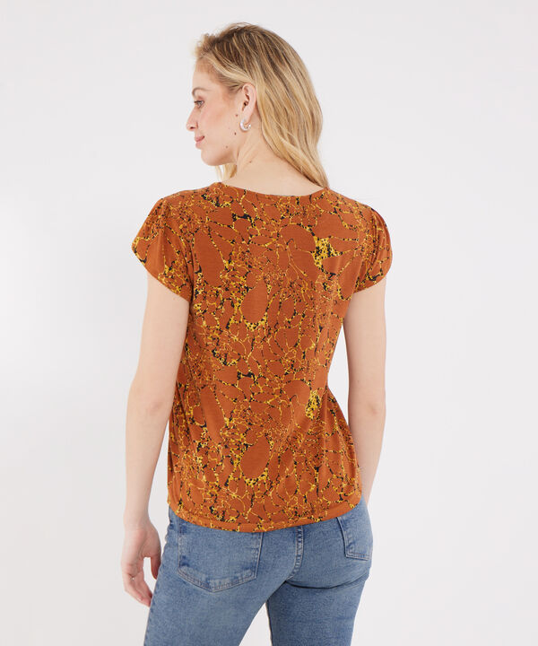 Camiseta Cuello Redondo Estampada image number null