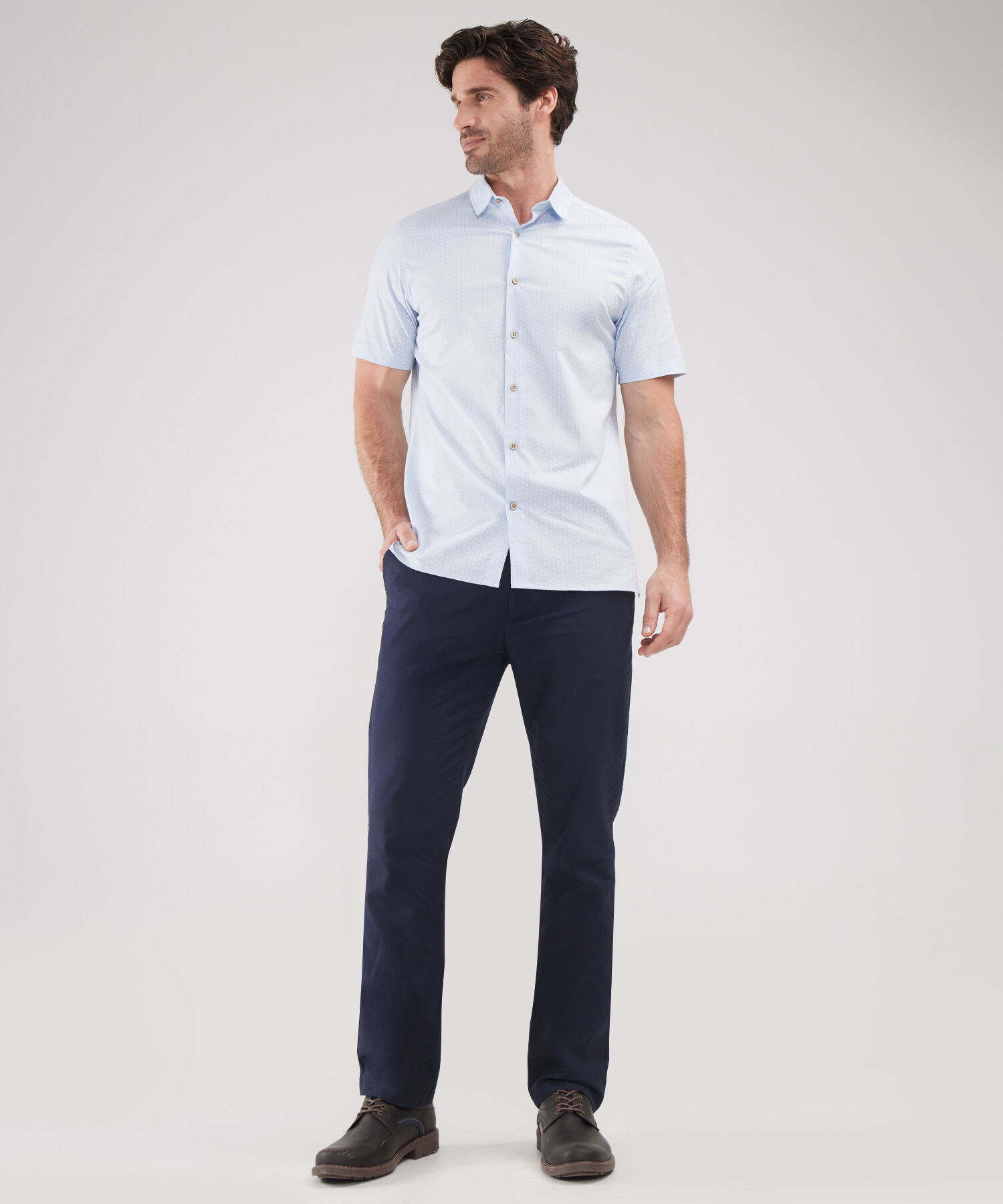 Camisa Estampada Manga Corta