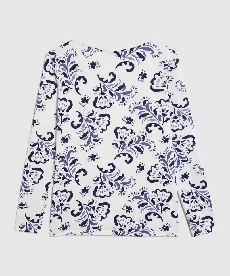 Camiseta Manga Larga Estampada 