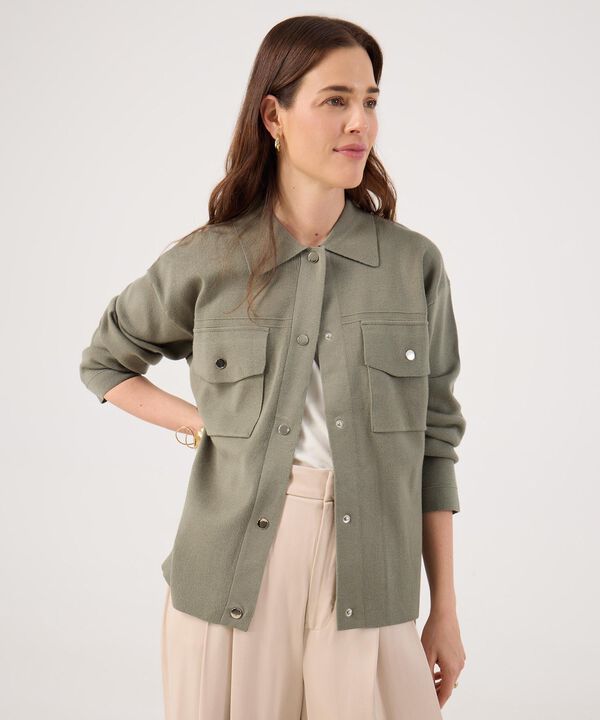 Saco Abierto Tipo Chaqueta Con Broches image number null