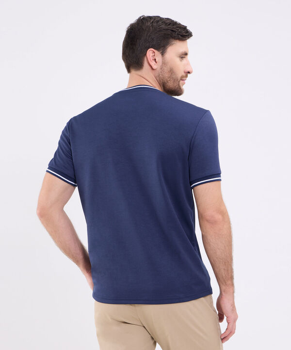 Camiseta Cuello Tejido