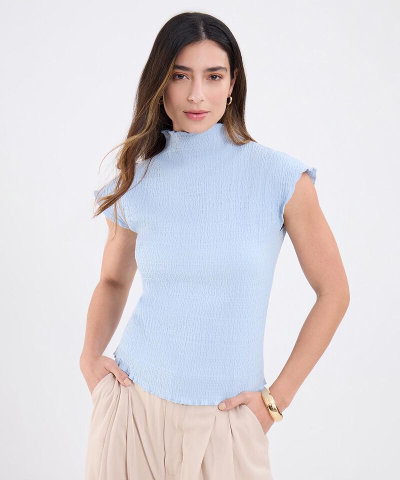 Camiseta Manga Corta Texturizada